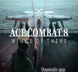 ACE COMBAT 8 WINGS OF THEVE yüksek irtifada düşman filosuyla çatışan modern savaş jeti