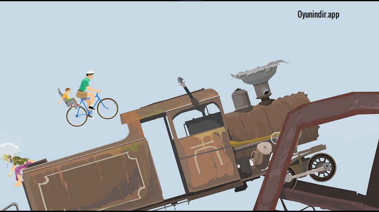 Happy Wheels ölümcül tuzaklarla çevrili topluluk seviyesi
