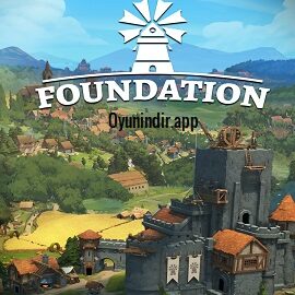 Foundation şehir yönetiminde yol bağlantıları, konutlar ve anıtsal yapıların oluşturduğu organik yerleşim planı.
