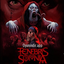 Tenebris Somnia’nın kan lekeleriyle kaplı banyosunda kırılmış ayna parçaları ve etrafa dağılmış eşyalar arasında oluşan ürpertici atmosfer